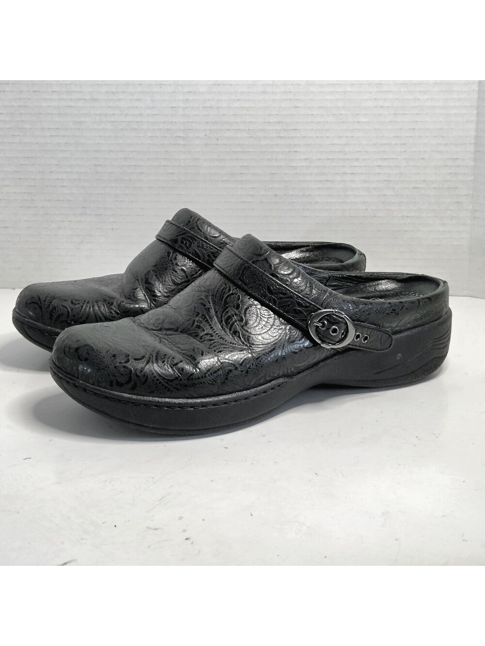 Dansko Allison Slip Resistant Mules Clogs Shoes Womens US 10.5 EU 41 Black Nurse